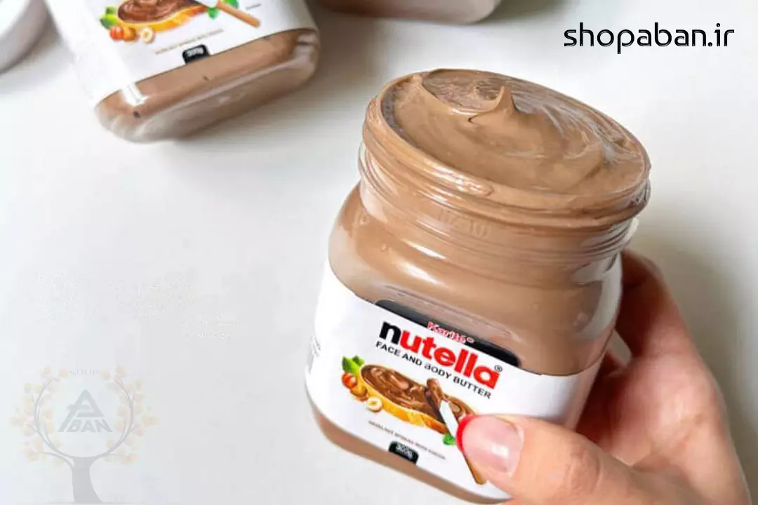 کره نوتلا برای پوست صورت و بدن با رایحه جذاب نوتلا