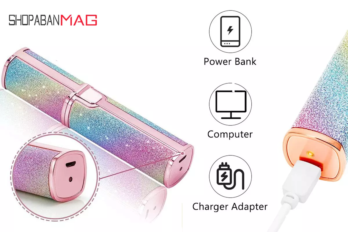 موزن ماتیکی در حال شارژ با کابل USB