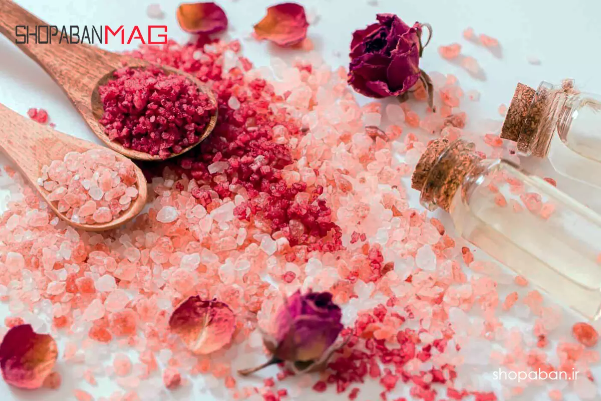 طرز تهیه نمک بدن در منزل و استفاده آسان