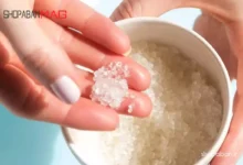 طرز استفاده از نمک بدن بدون وان و با وان