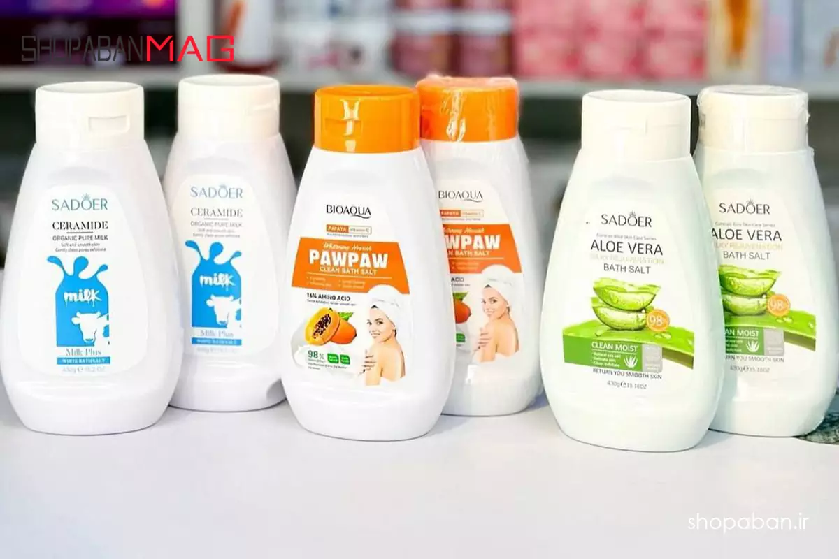 بهترین برند نمک بدن با عصاره های مختلف