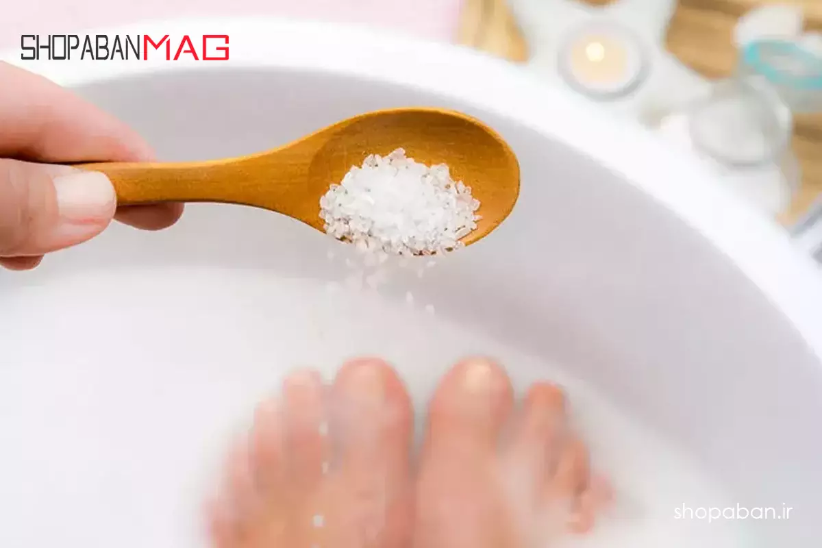 استفاده از نمک بدن بدون وان با روش های ساده