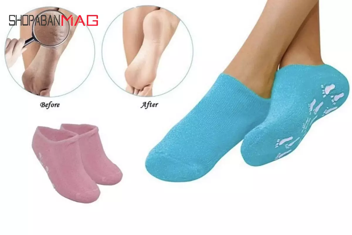 مقایسه بافت جوراب سیلیکونی اصل و تقلبی