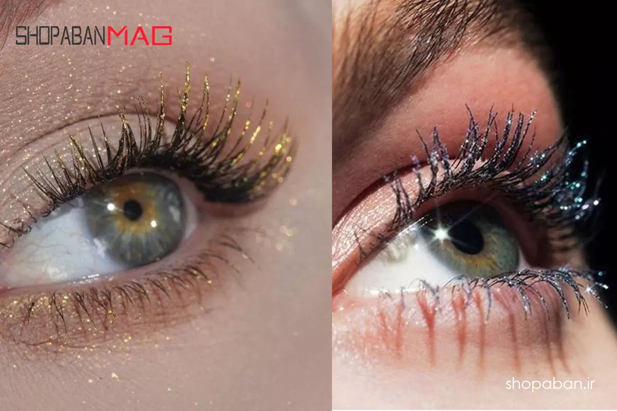 10 نکته برای درخشیدن با ریمل شاین دار اکلیلی در مهمانی ها 3 چشمان درخشان با ریمل شاین دار اکلیلی طلایی