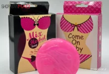 مقایسه صابون بیکینی مشکی و صورتی تایلندی 14 تصویر مقایسه صابون بیکینی مشکی و صورتی تایلندی در کنار هم