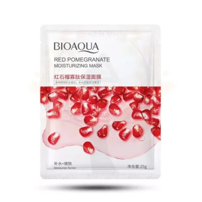 ماسک ورقه ای انار بیوآکوا BIOAQUA