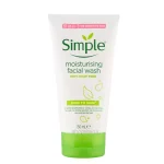 ژل شستشوی صورت مرطوب کننده سیمپل مدل moisturising حجم 150 میلی لیتر