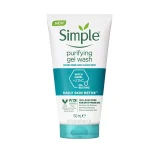 ژل شستشوی صورت پوست چرب سیمپل مدل purifying حجم 150 میلی لیتر