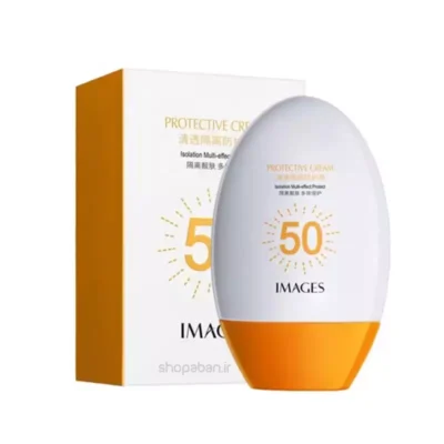 بسته‌بندی کرم ضد آفتاب ایمیجز بی رنگ SPF50