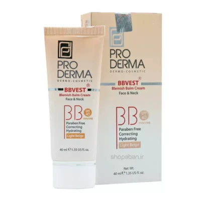 خرید و قیمت بی بی کرم SPF40 پرودرما مناسب پوست چرب و جوشدار