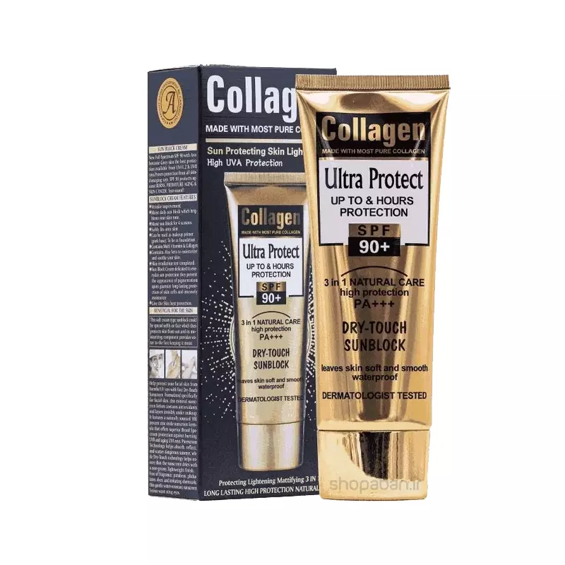 کرم ضد آفتاب کلاژن وکالی +SPF90 حجم 100 میلی لیتر