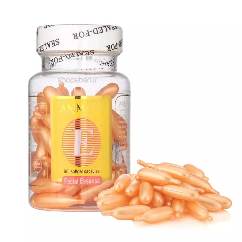 کپسول ویتامین E انیمیت ضد چروک صورت و دور چشم