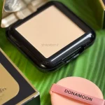 نتیجه آرایش قبل و بعد با پنکک دونامون لاکچری آینه دار