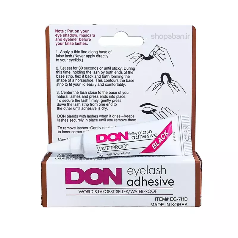 چسب مژه مصنوعی دان اصل کره جنوبی ۷ گرم