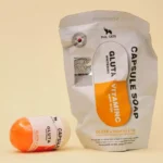 بسته بندی صابون کپسولی ویتامین سی و گلوتا فیل اسکین