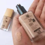 تصویر شیشه و پمپ کرم پودر گلد آنجل