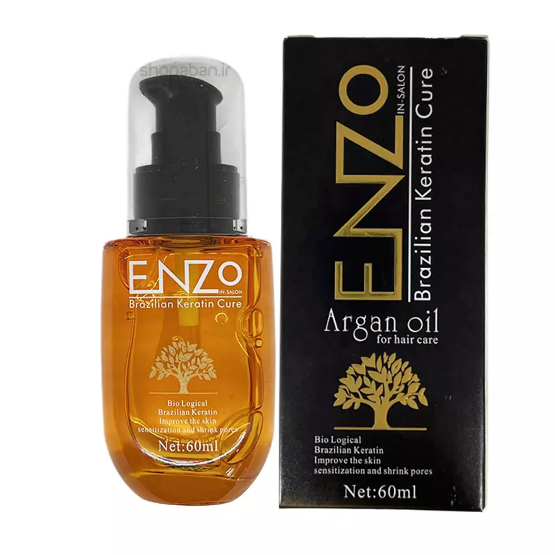 تصویر اصلی روغن مو آرگان انزو حجم 60 میلی لیتر