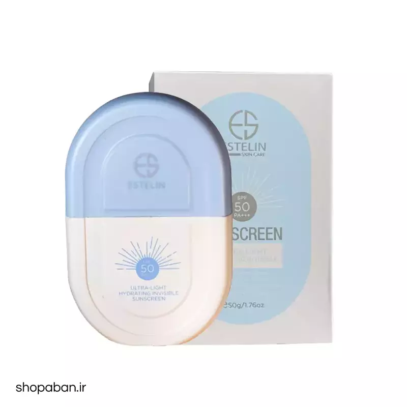 کرم ضد آفتاب استلین آبی SPF50 بی رنگ