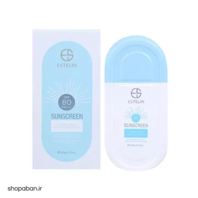 لیست محصولات 20 تصویر اصلی کرم ضد آفتاب استلین آبی SPF80 بی رنگ