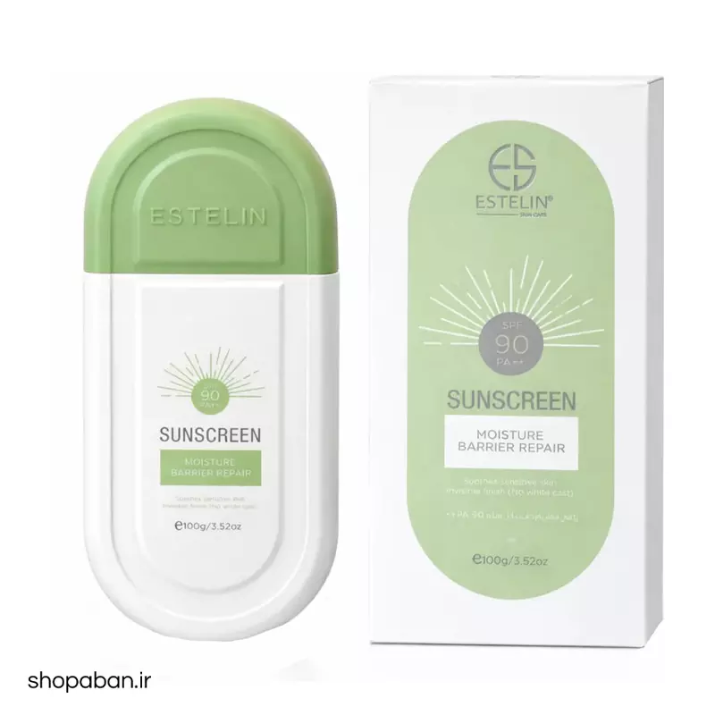 تصویر اصلی کرم ضد آفتاب استلین سبز SPF90 بی رنگ